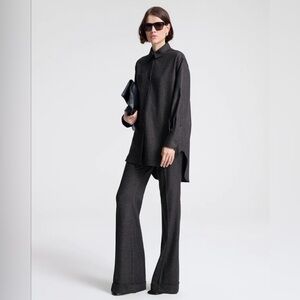 ALC Max Wool Marled Tailored Pant and Spence Wool Marled Top